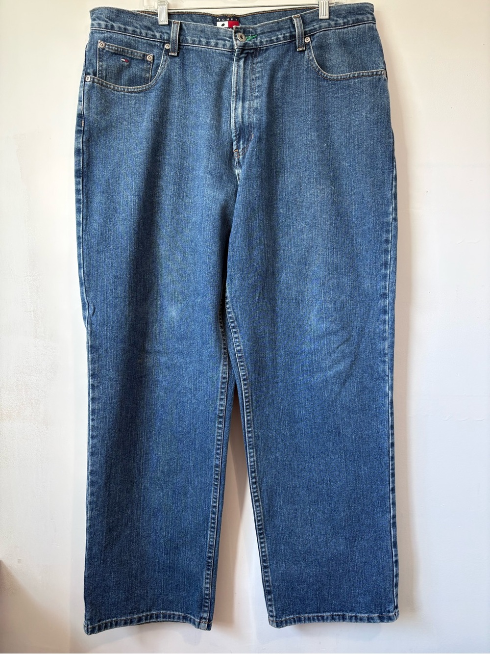 Tommy Hilfiger Men’s Straight-Leg Denim Jeans in Medium Blue